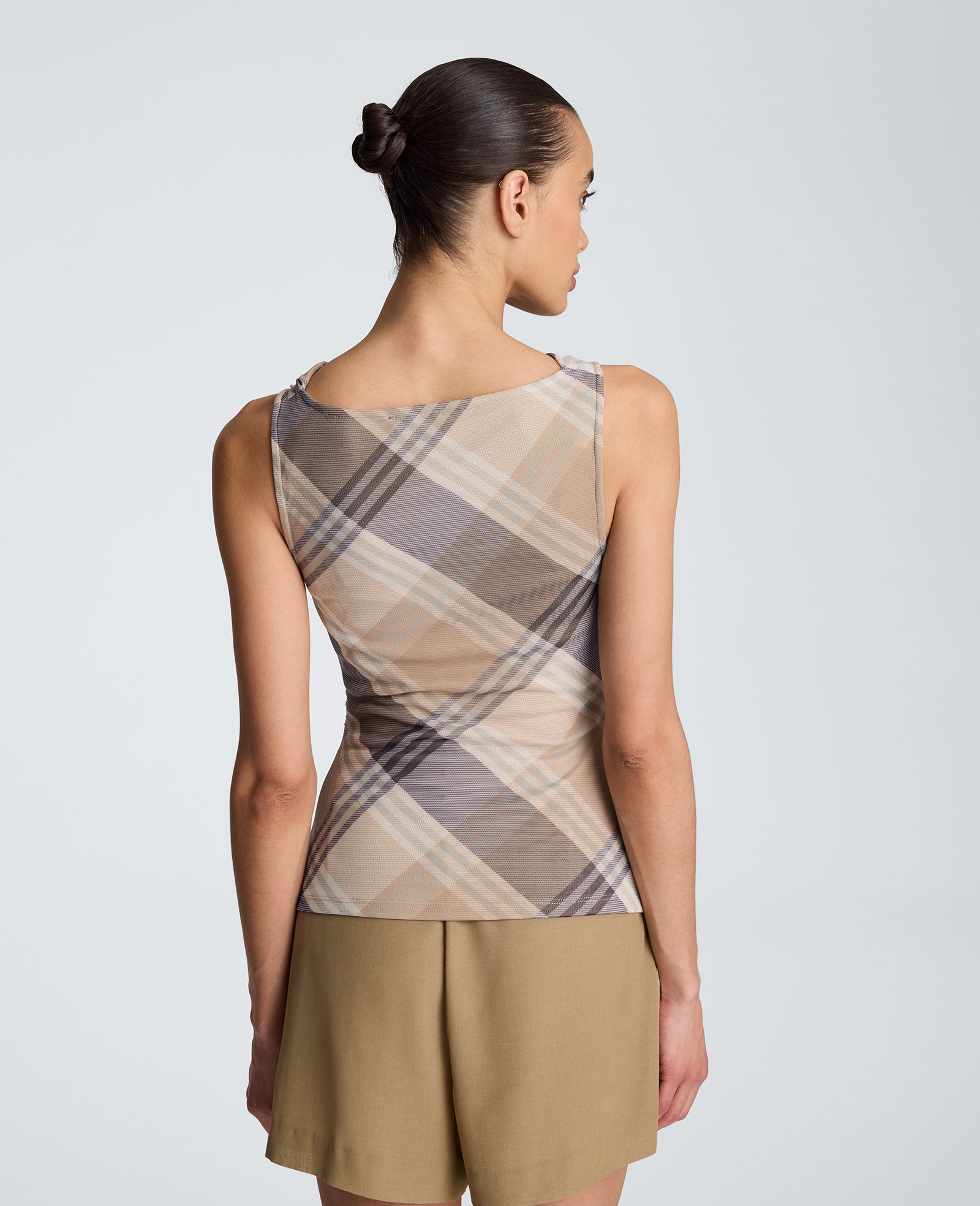 Asymmetrical Cowl Boat Neck Top