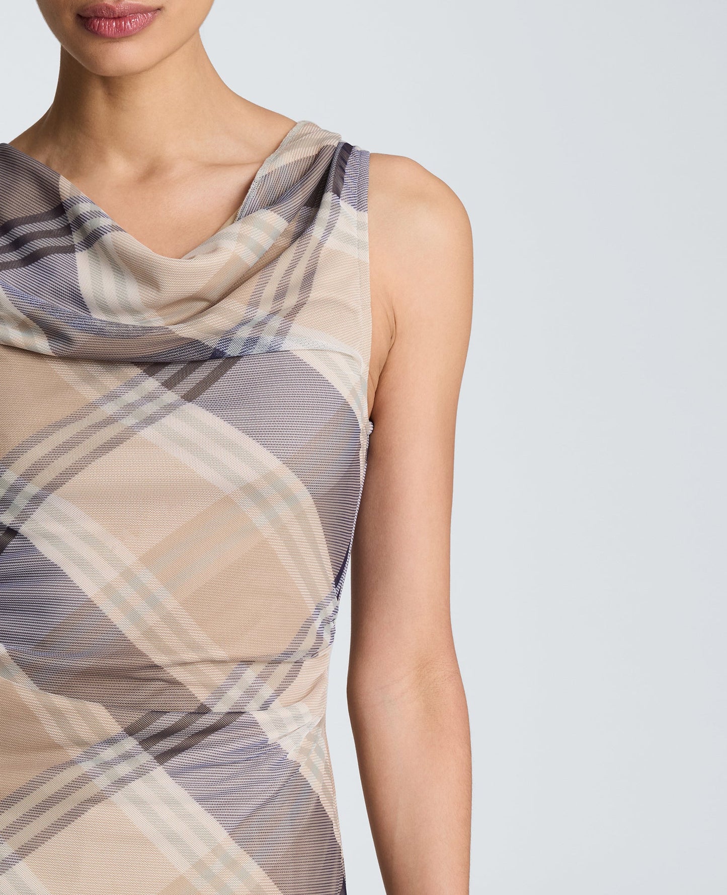 Asymmetrical Cowl Boat Neck Top