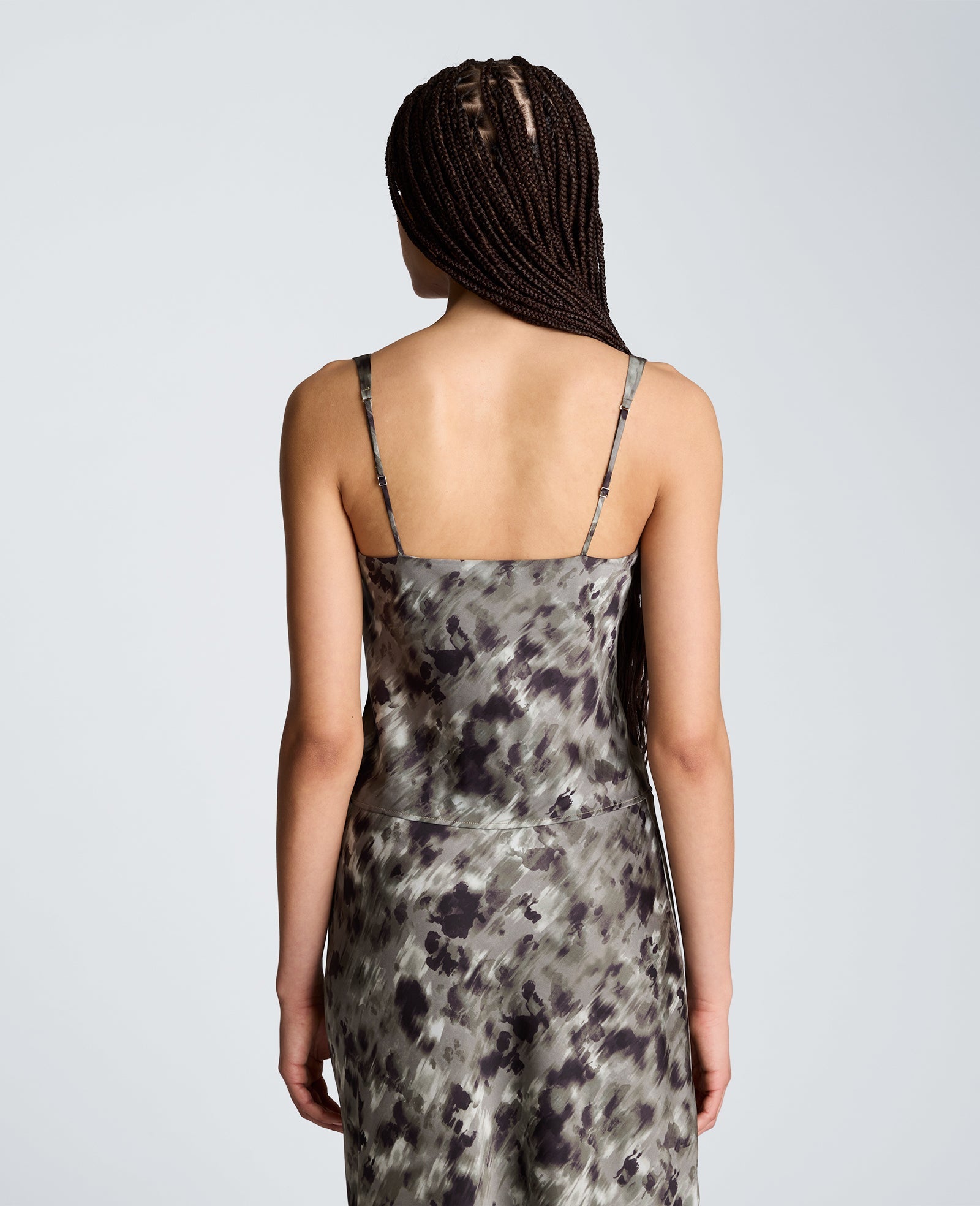 Cowl Neck Cropped Cami