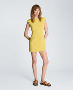 Sleeveless Suit Mini Dress with Patch Pocket