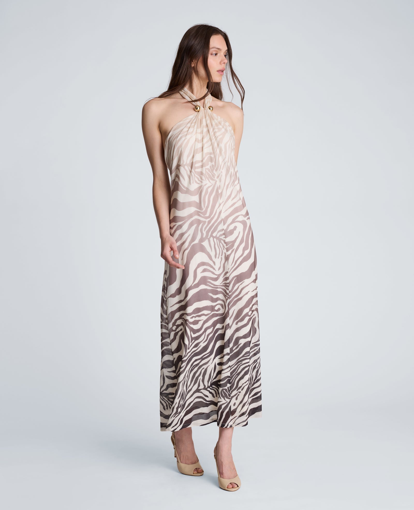 Halter Midi Dress