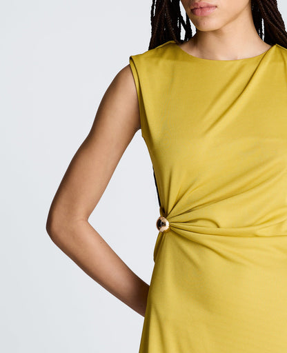 Drape Waist Mini Dress