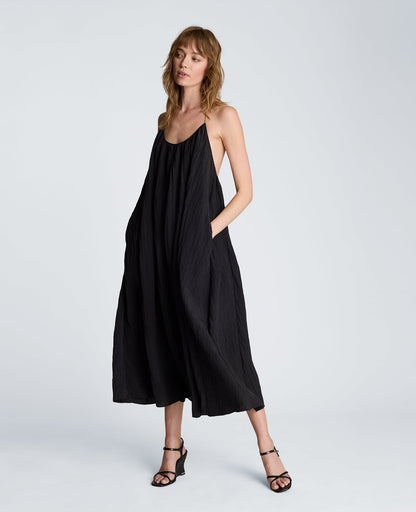 Wire Halter Maxi Dress