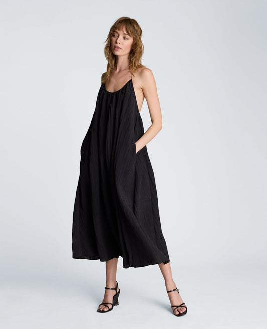 Wire Halter Maxi Dress
