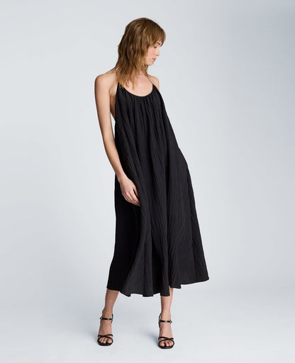 Wire Halter Maxi Dress