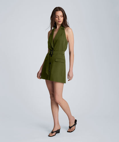 Halter Neck Suit Dress