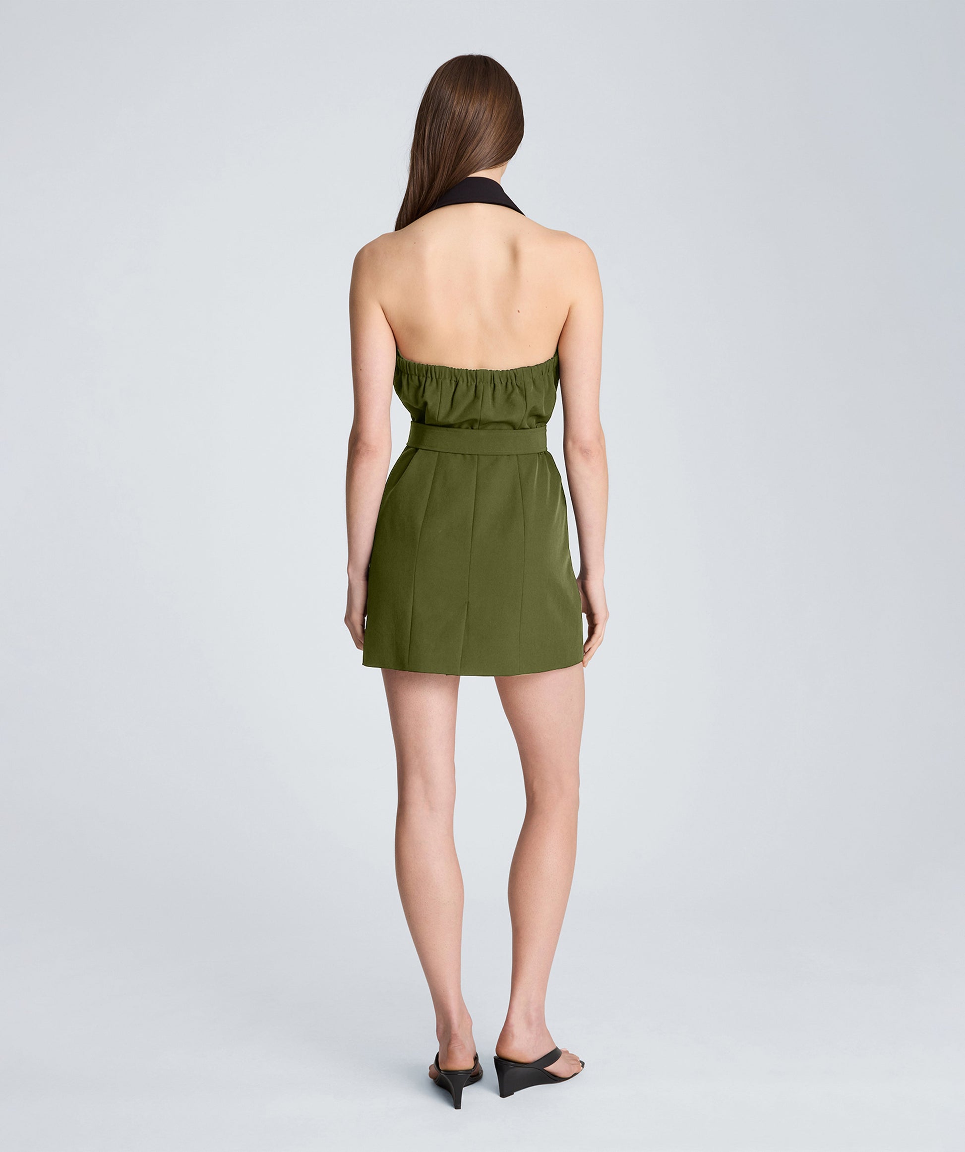 Halter Neck Suit Dress