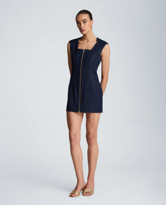 INDIGO FAUX DENIM