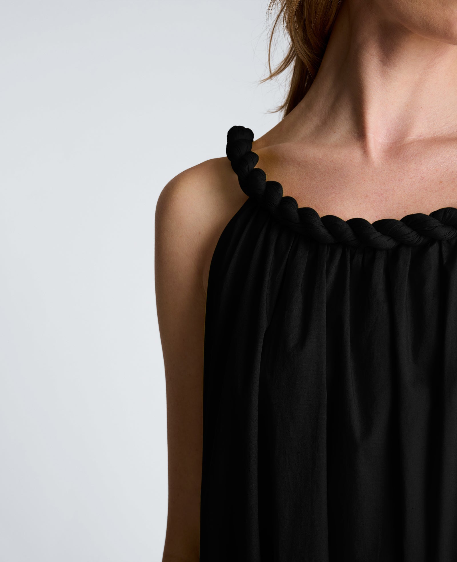 Twist Neck Maxi Dress