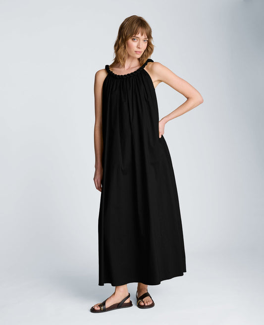 Twist Neck Maxi Dress