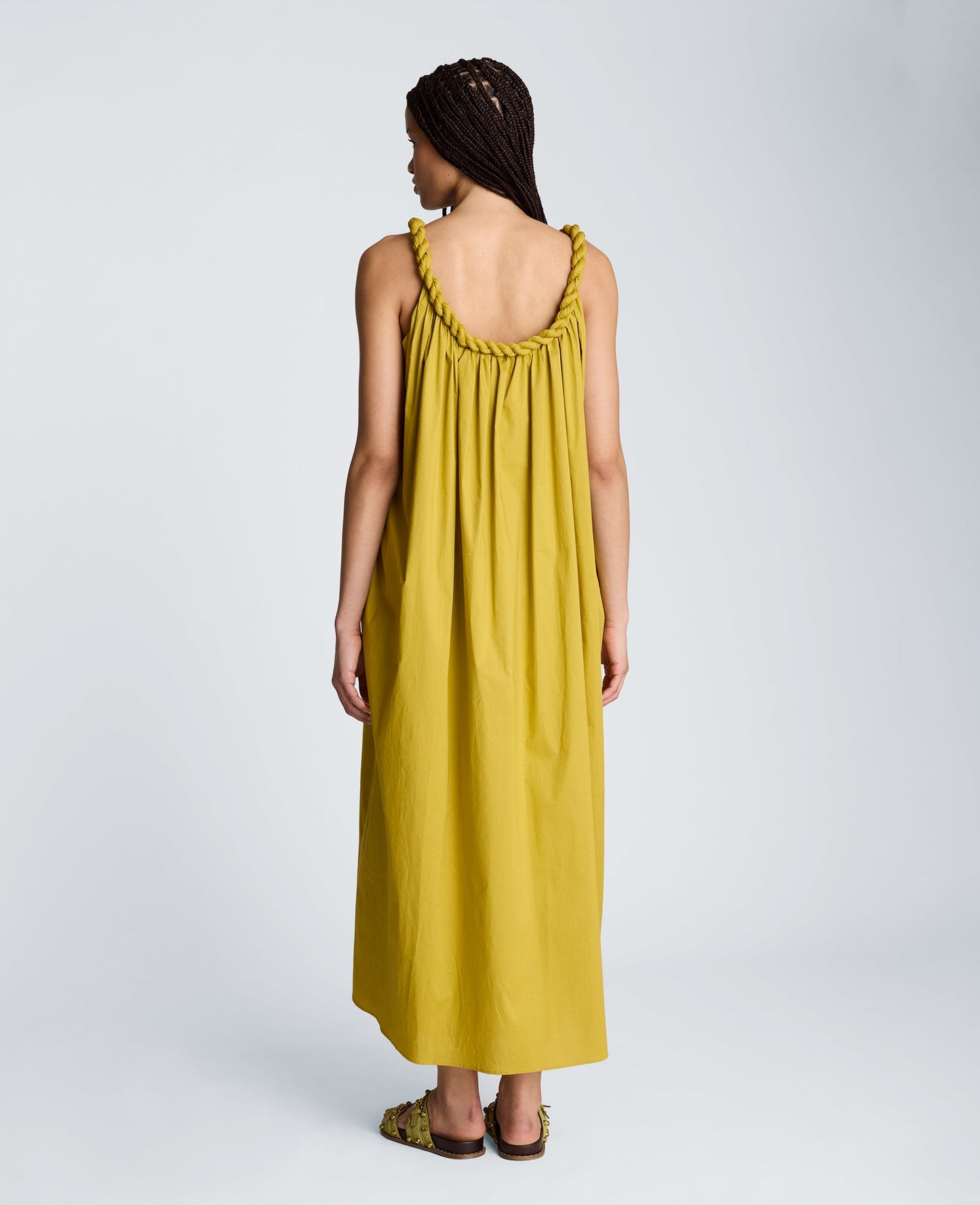 Twist Neck Maxi Dress