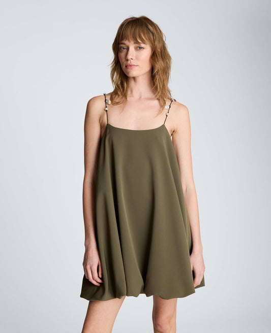 Bubble Hem Mini Dress