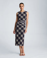 Side Ruched Midi Dress