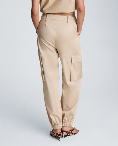 Fly Front Jogger Pleated Cargo Pant