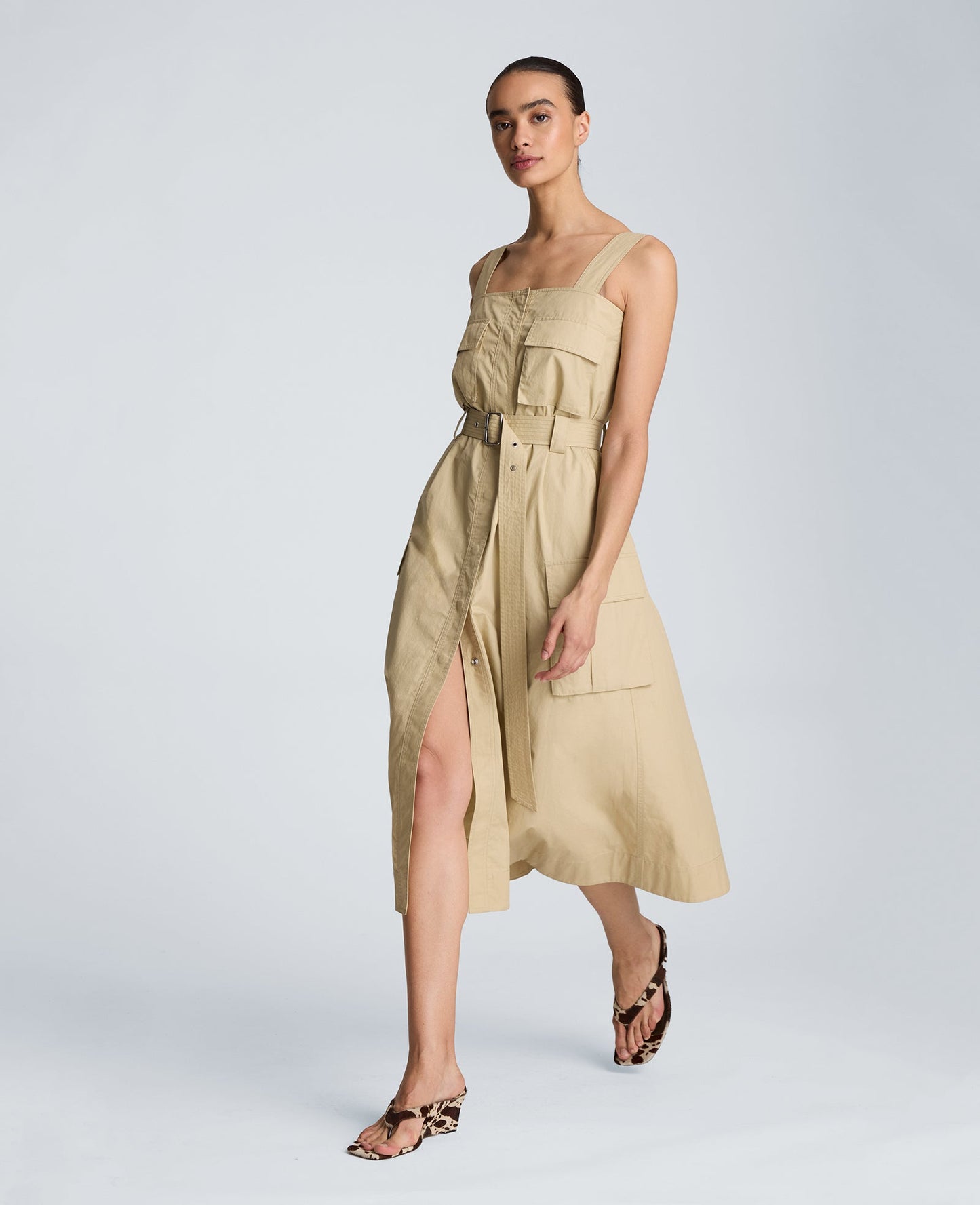 Cargo Midi Dress