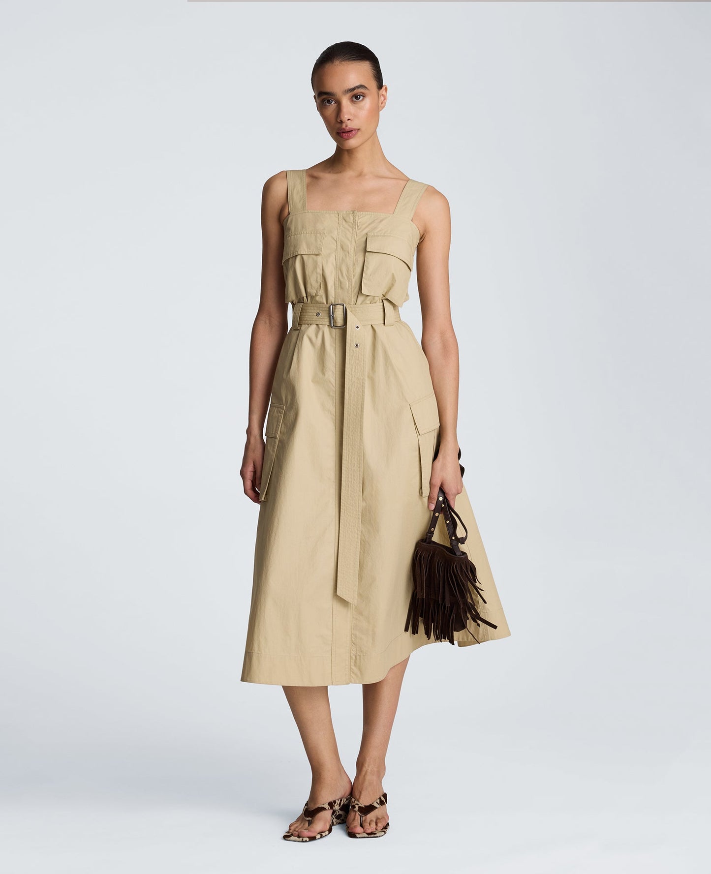 Cargo Midi Dress