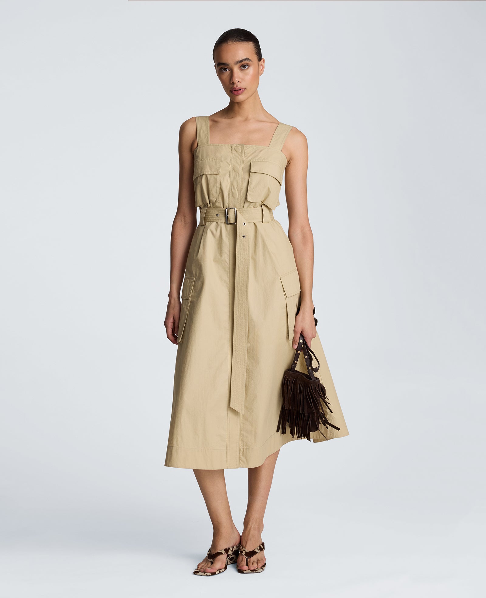 Cargo Midi Dress
