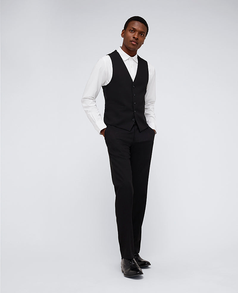 Kenneth Cole Reaction Ready Flex Slim-Fit Suit Separate Vest