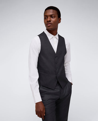 Kenneth Cole Reaction Ready Flex Slim-Fit Suit Separate Vest