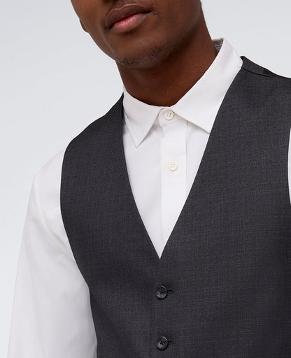Kenneth Cole Reaction Ready Flex Slim-Fit Suit Separate Vest