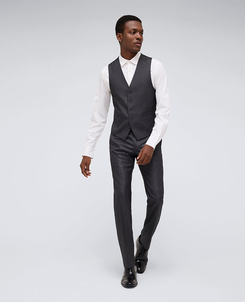 Kenneth Cole Reaction Ready Flex Slim-Fit Suit Separate Vest