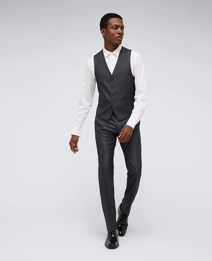 Kenneth Cole Reaction Ready Flex Slim-Fit Suit Separate Vest
