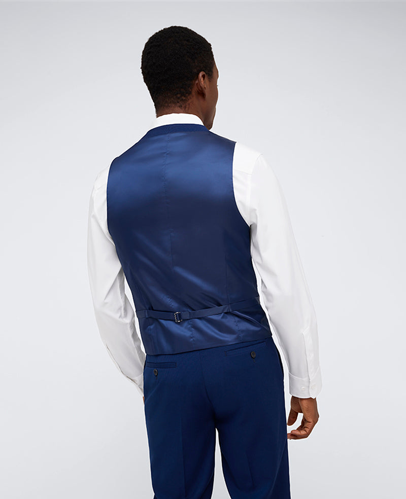 Kenneth Cole Reaction Ready Flex Slim-Fit Suit Separate Vest
