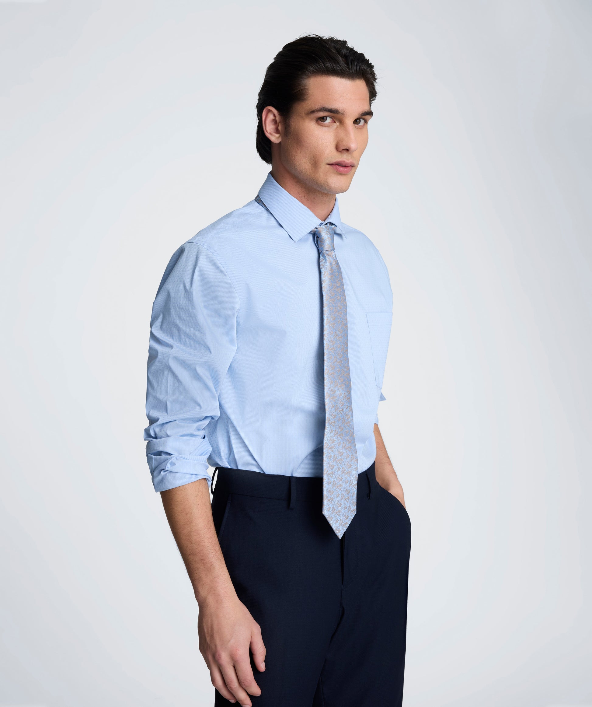 REACTION - Slim Fit Flex Stretch Dress Shirt