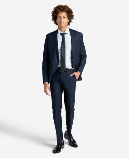 Slim-Fit Button-Down Stretch Dress Shirt with TEK FIT