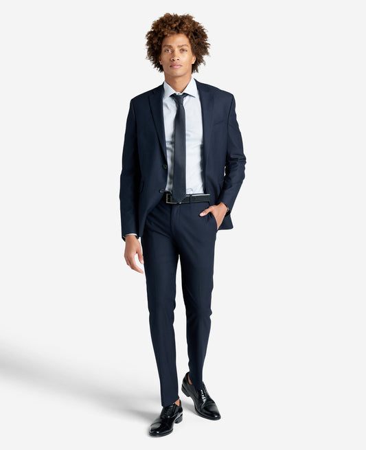 Slim-Fit Button-Down Stretch Dress Shirt with TEK FIT