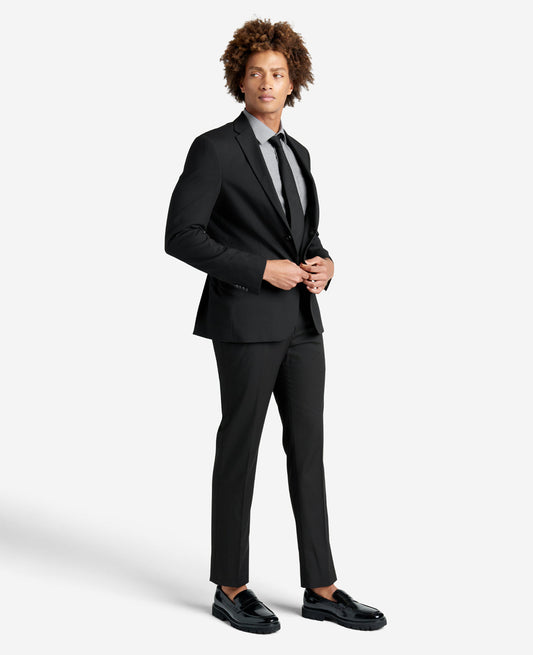 Slim-Fit Button-Down Stretch Dress Shirt with TEK FIT