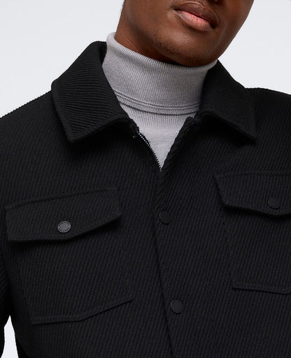 Heavyweight Twill Trucker Jacket