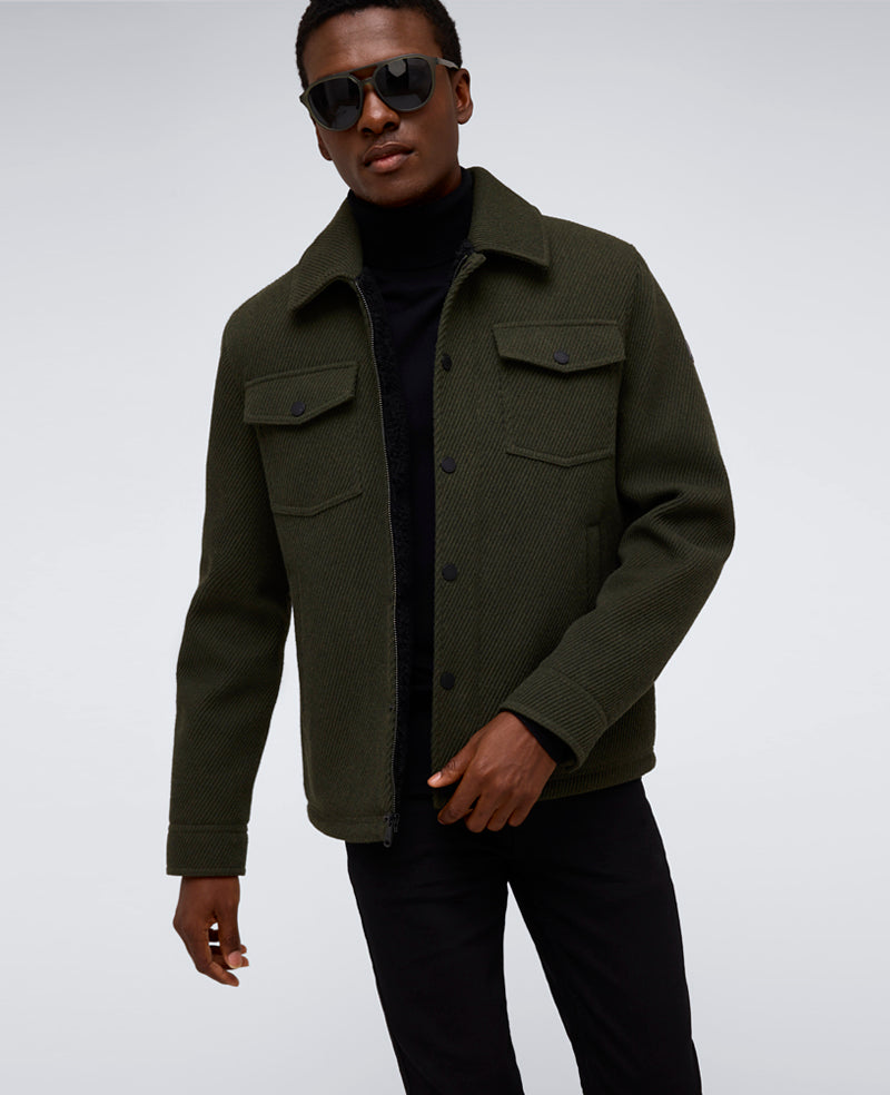 Heavyweight Twill Trucker Jacket