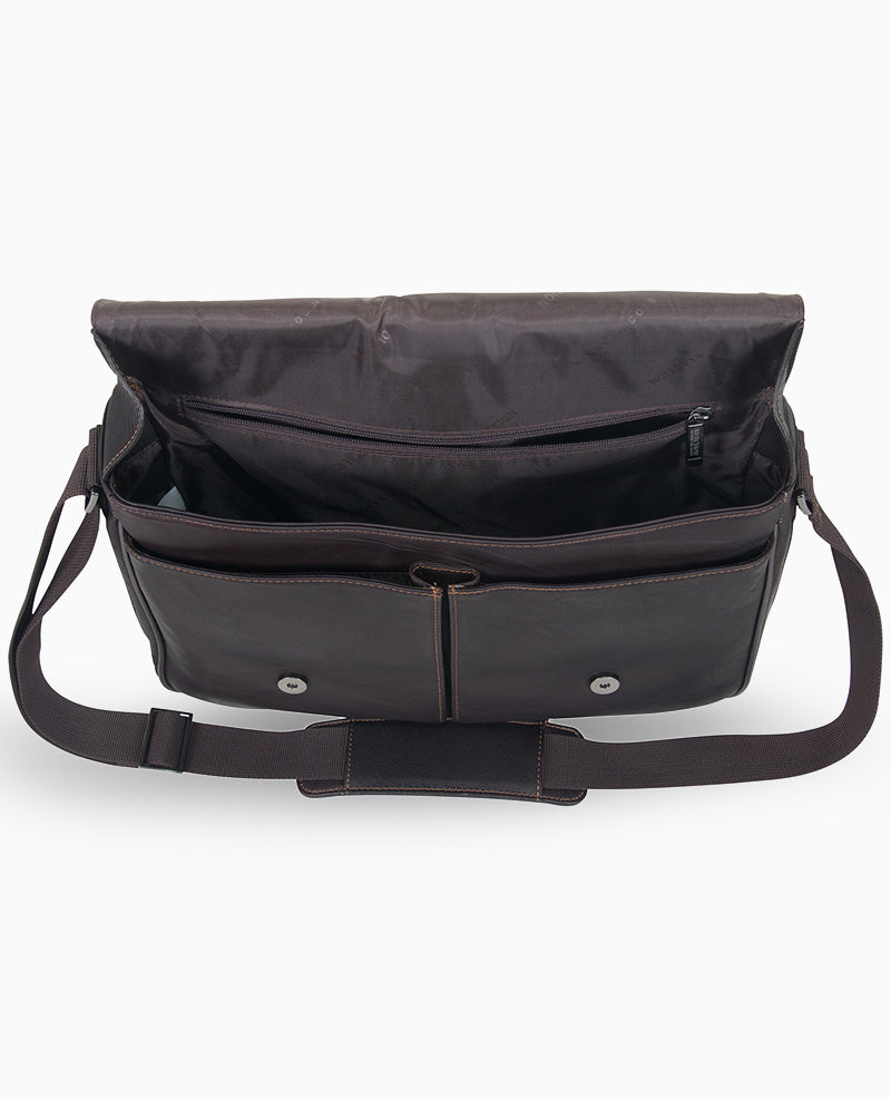 Colombian Leather Crossbody Messenger Bag