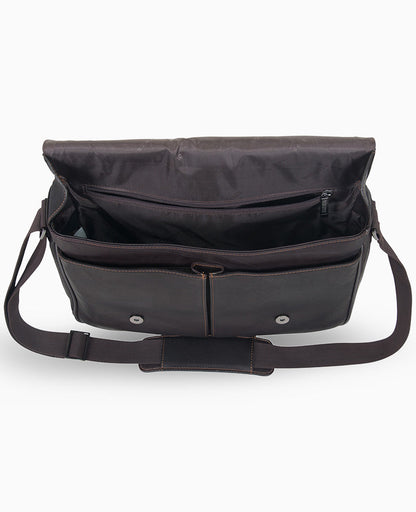 Colombian Leather Crossbody Messenger Bag