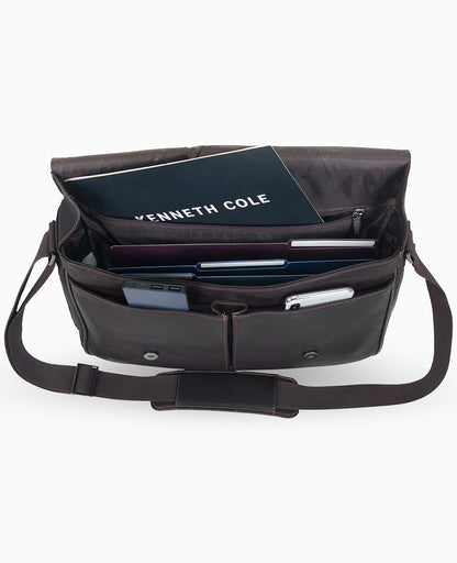 Colombian Leather Crossbody Messenger Bag