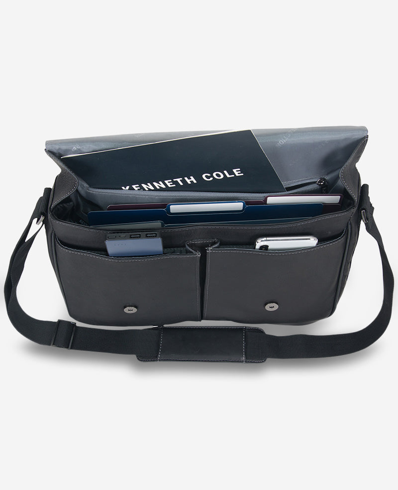 Colombian Leather Crossbody Messenger Bag