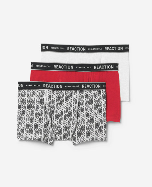 Red/Heather Grey/Heather Light Grey