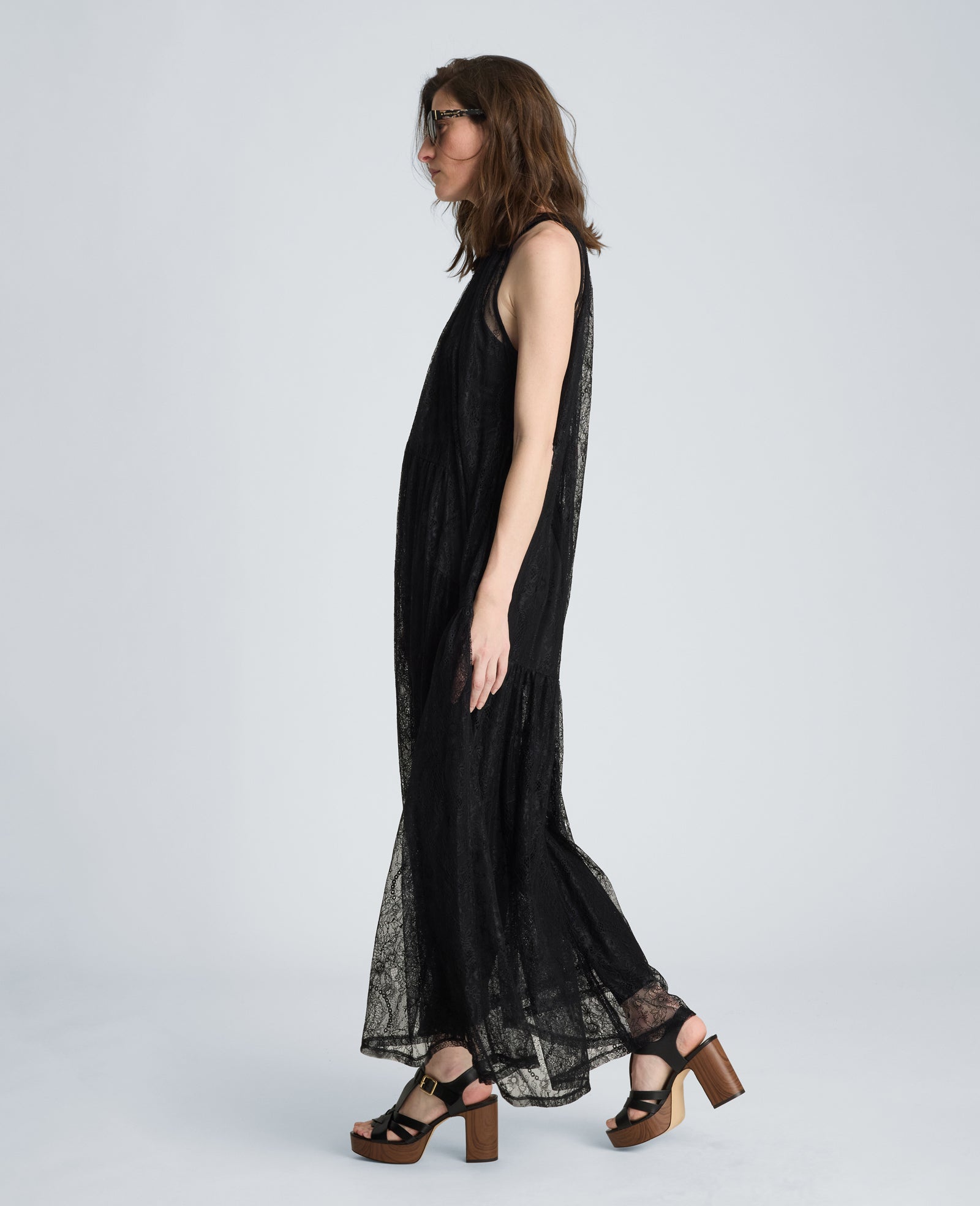 Gathered Halter Maxi Dress