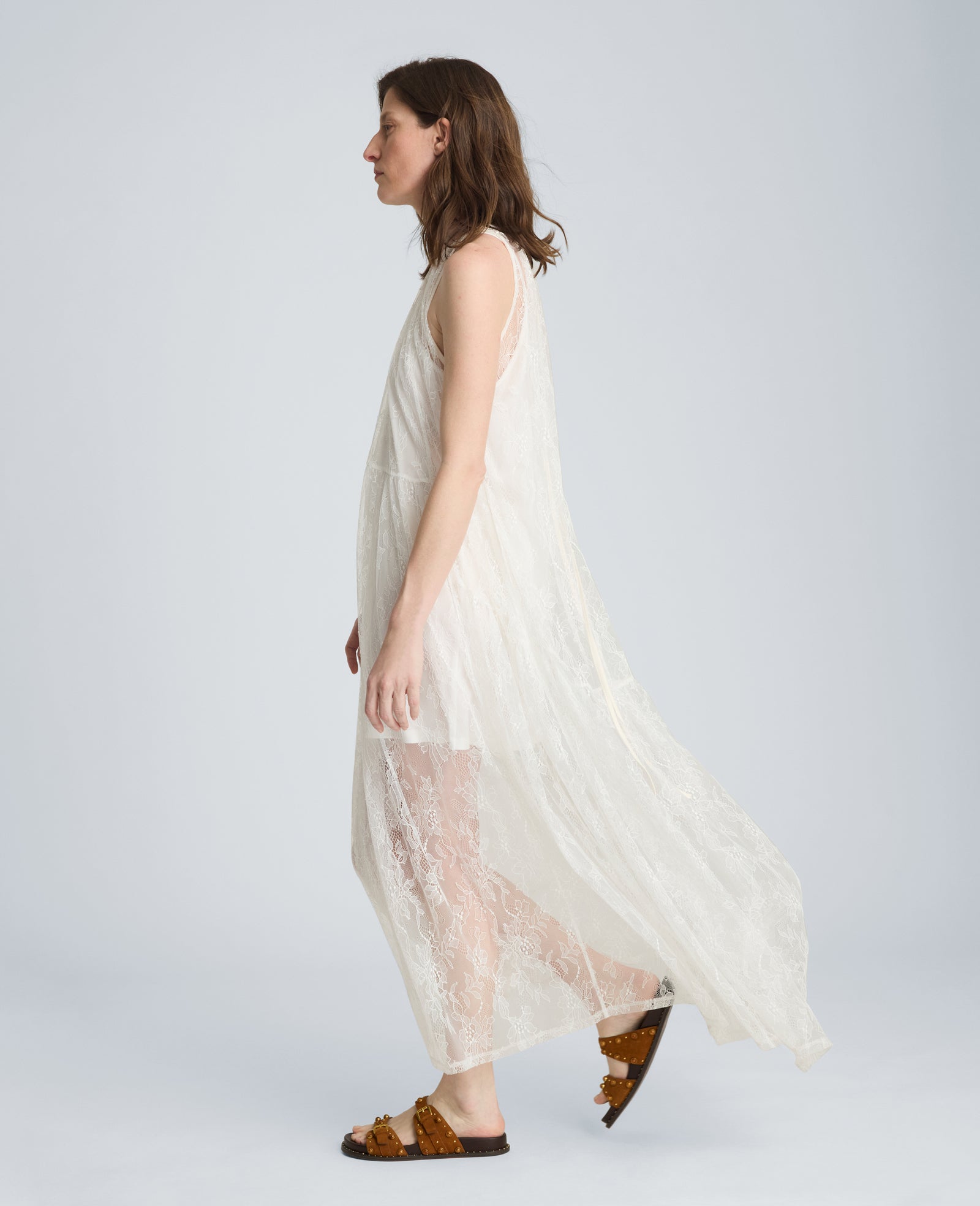 Gathered Halter Maxi Dress