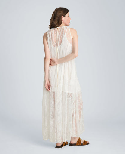 Gathered Halter Maxi Dress