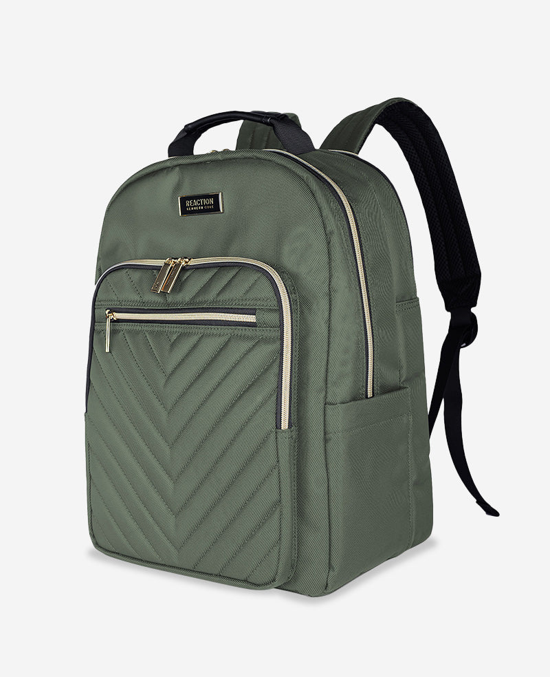 Chelsea 15.6-Inch Chevron Quilted Computer Backpack