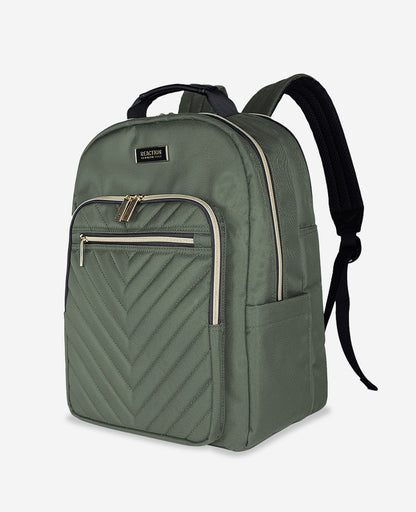 Chelsea 15.6-Inch Chevron Quilted Computer Backpack
