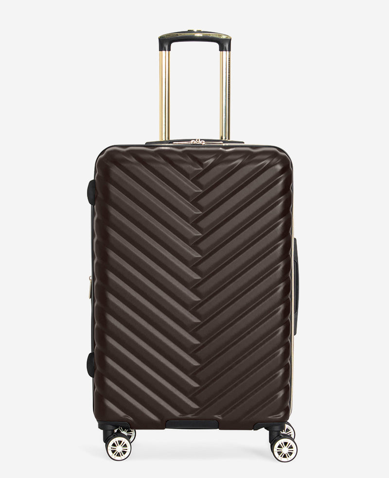 Madison Square Chevron Hard Side Expandable Suitcase