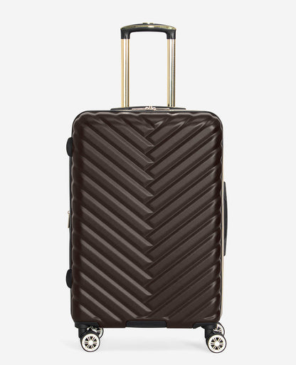 Madison Square Chevron Hard Side Expandable Suitcase