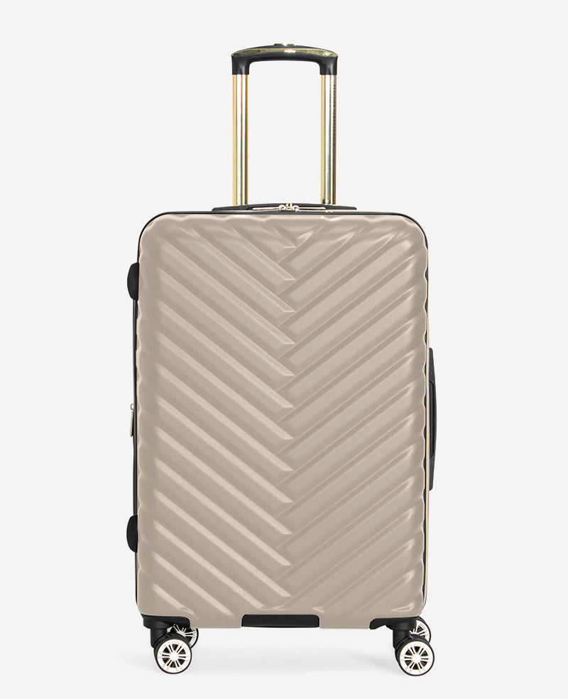 Madison Square Chevron Hard Side Expandable Suitcase