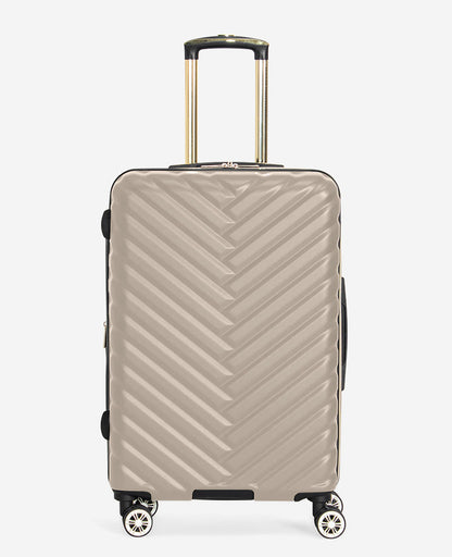 Madison Square Chevron Hard Side Expandable Suitcase