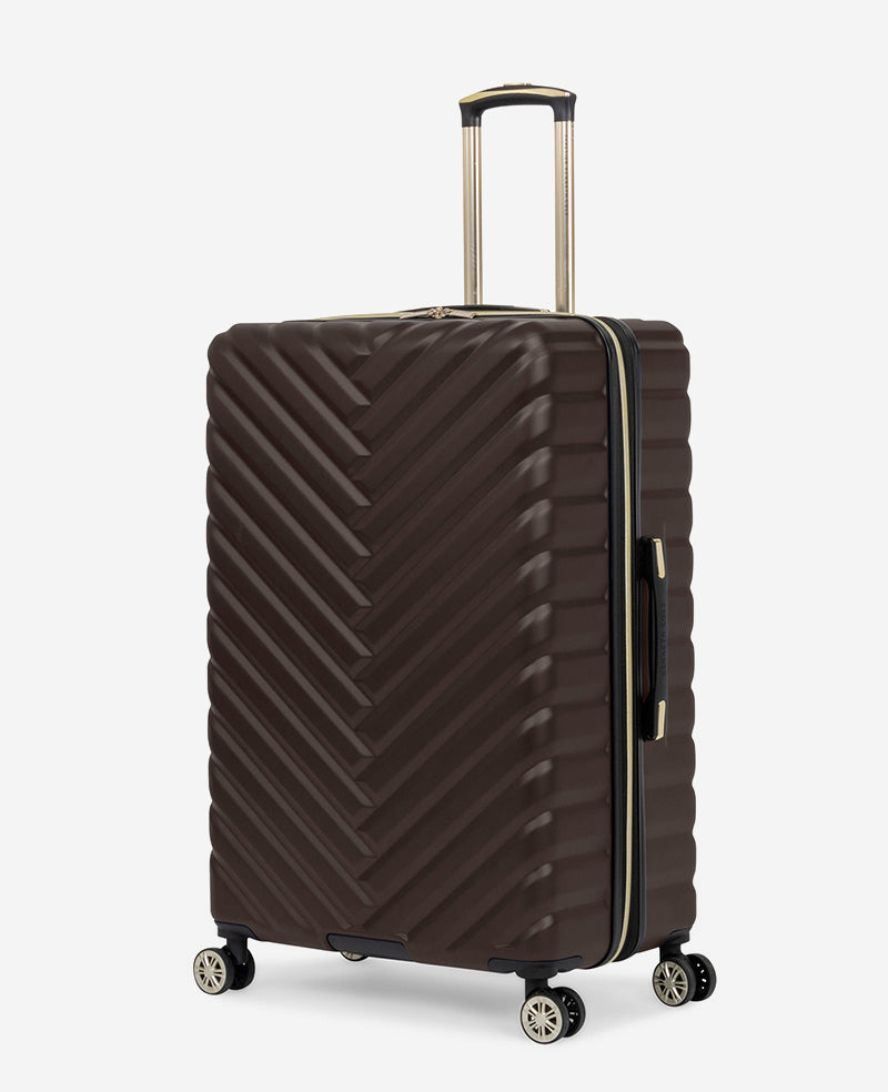 Madison Square Chevron Hard Side Expandable Suitcase