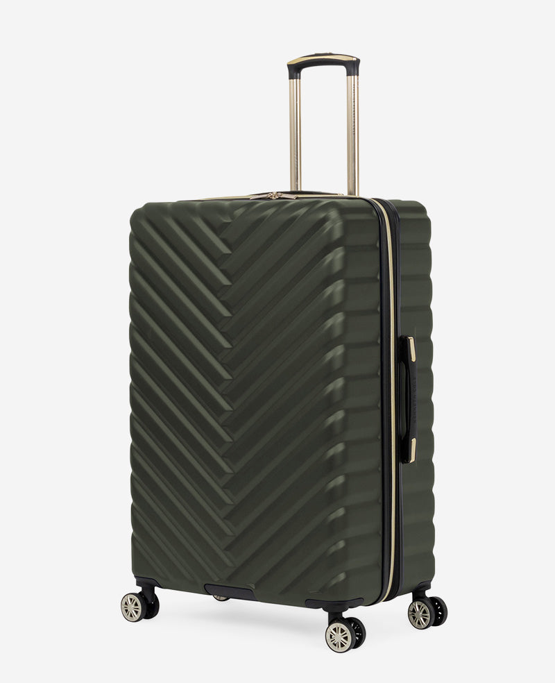 Madison Square Chevron Hard Side Expandable Suitcase