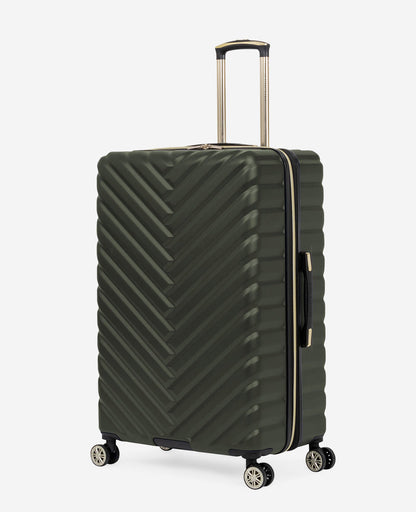 Madison Square Chevron Hard Side Expandable Suitcase